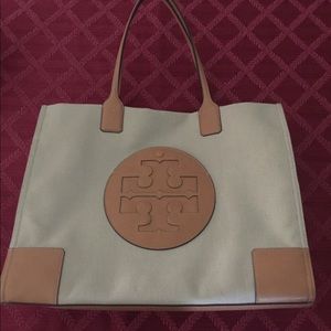 Tory Burch Ella Large Canvas Tote